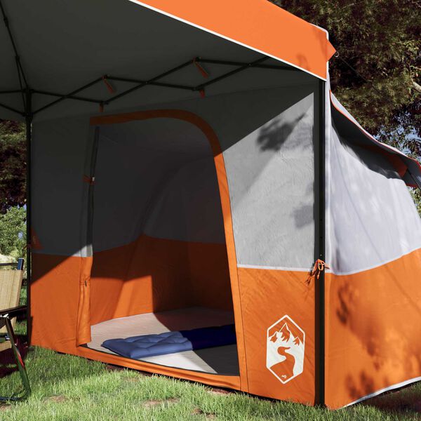 vidaXL Conjunto de Tenda de Camping 2 pcs Laranja Tafet&aacute; e Tecido