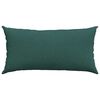 vidaXL Travesseiros de Sofá 2 pcs Verde Escuro 80 x 40 cm tecido