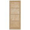 vidaXL Porta Interna ORKDAL Castanho 83 x 211 cm Contraplacado