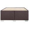 vidaXL Estrutura de cama sem colch&atilde;o 120x190cm castanho escuro