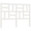 vidaXL Cabeceira de cama 141x4x104 cm pinho maci&ccedil;o branco