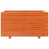 vidaXL Vaso/floreira de jardim 90x60x49,5 cm pinho maci&ccedil;o castanho mel