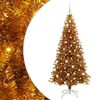 vidaXL &Aacute;rvore de Natal Ouro 180 cm PET