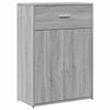 vidaXL Aparador 60 x 30 x 84 cm derivados de madeira cinzento sonoma
