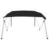 vidaXL Toldo de 4 arcos Bimini 243x180x137 cm preto
