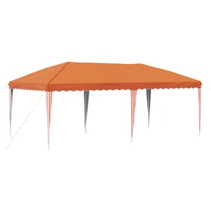 vidaXL Tenda de Festa Pop-up 575 x 290 x 245 cm Laranja