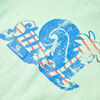 T-shirt de crian&ccedil;a verde-claro 104