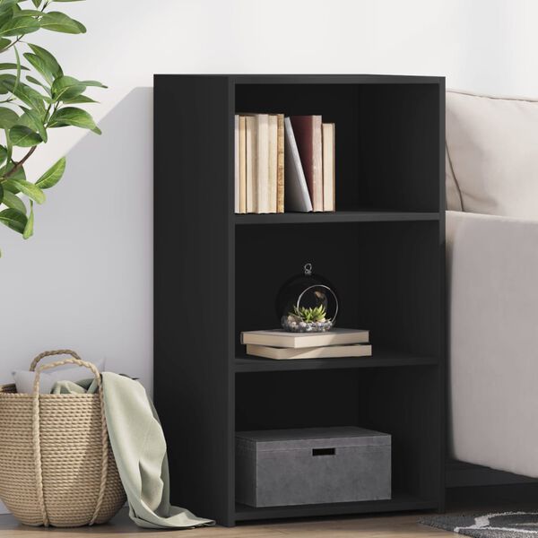 vidaXL Aparador 50x41x93 cm derivados de madeira preto