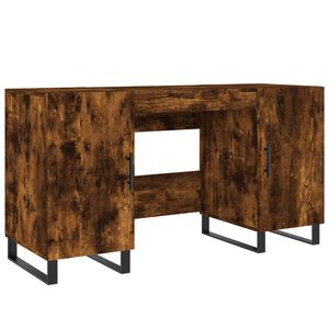 vidaXL Secret&aacute;ria 140x50x75 cm derivados de madeira carvalho fumado