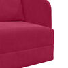 vidaXL Sof&aacute;-Cama Vinho Vermelho 65 x 80 x 83 cm Veludo