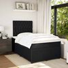 vidaXL Cama boxspring com colch&atilde;o 120x190 cm veludo preto