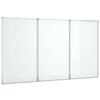 vidaXL Quadro branco magn&eacute;tico dobr&aacute;vel 150x100x1,7 cm alum&iacute;nio