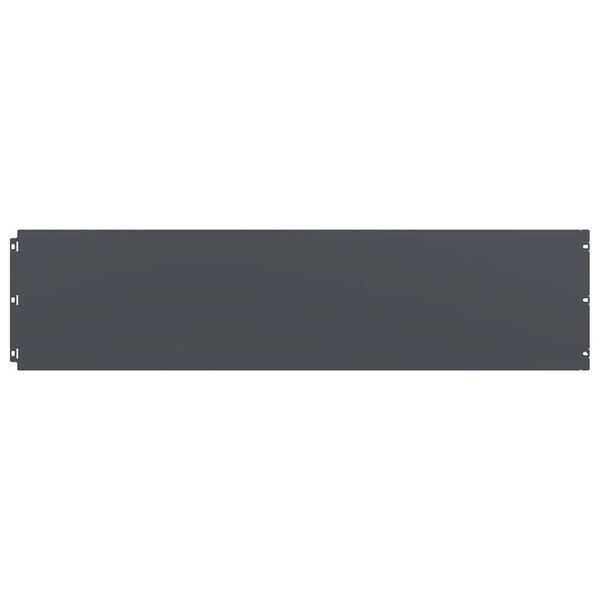 vidaXL Orlas de relva 20 pcs antracite 25x103 cm a&ccedil;o laminado a frio