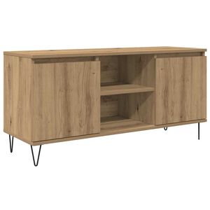 vidaXL Gabinete para TV Carvalho Artesanal 104 x 35 x 50 cm