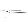 vidaXL Toldo Retr&aacute;til El&eacute;trico Branco 3 x 2,5 m