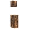 vidaXL Arm&aacute;rios de garagem 2 pcs derivados de madeira carvalho fumado