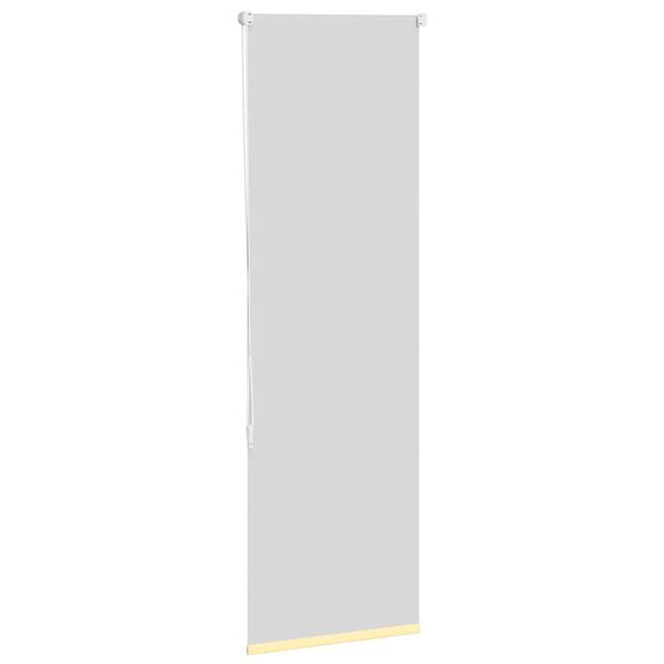 vidaXL Persiana de enrolar 40x130 cm largura tecido 35,7 cm poliéster