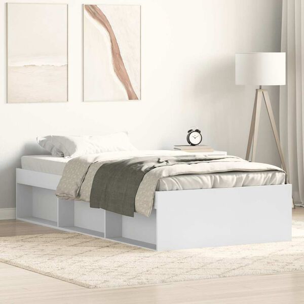 vidaXL Estrutura de cama 90x200 cm branco