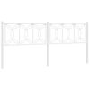 vidaXL Cabeceira de substitui&ccedil;&atilde;o 193 cm metal branco
