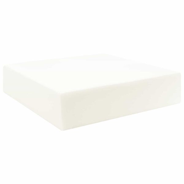 vidaXL Almofada assento Preto 40 x 40 x 11 cm Espuma PU