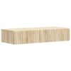 vidaXL Mesa Lateral de Parede Carvalho Sonoma 87,5 x 34,5 x 17 cm