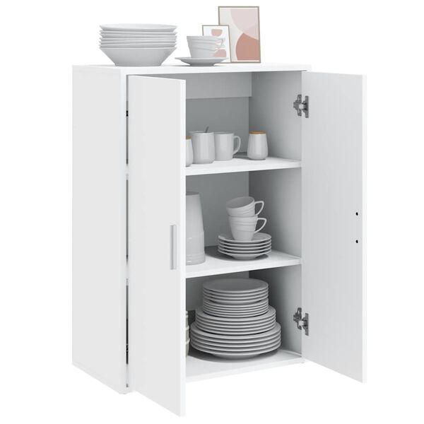 vidaXL Aparador 60x31x84 cm derivados de madeira branco