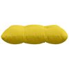 vidaXL Almofadas de Assento 4 pcs Amarelo Claro 45 x 45 x 12 cm tecido
