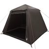 vidaXL Tenda de pesca para 4 pessoas liberta&ccedil;&atilde;o r&aacute;pida castanho