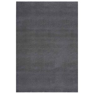 vidaXL Tapete felpudo, antracite, 240x340 cm, poli&eacute;ster
