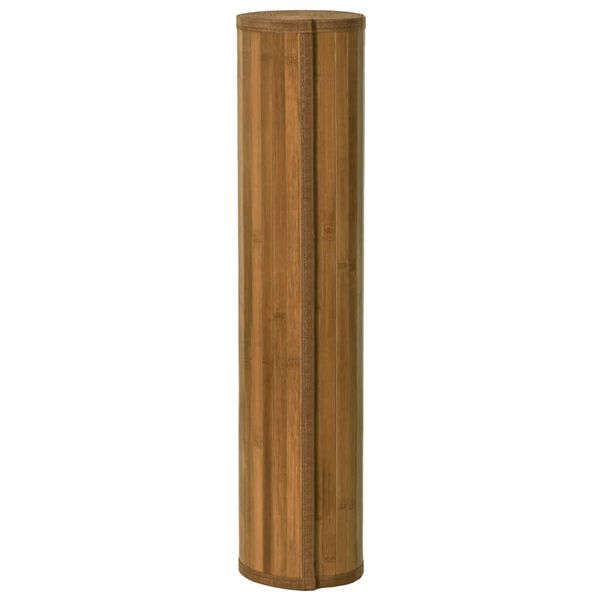 vidaXL Tapete retangular 60x400 cm bambu castanho