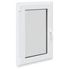 vidaXL Janela de por&atilde;o RISOR 60 x 90 cm PVC e Vidro Branco