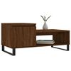 vidaXL Mesa de centro 100x50x45 cm derivados madeira carvalho castanho