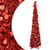 vidaXL &Aacute;rvore de Natal pop-up 150 cm PET Vermelho
