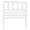 vidaXL Cabeceira de cama 81x4x100 cm pinho maci&ccedil;o branco