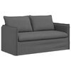 vidaXL Conjunto de Sof&aacute;s 2 pcs Cinza Escuro 196 x 82 x 85 cm tecido