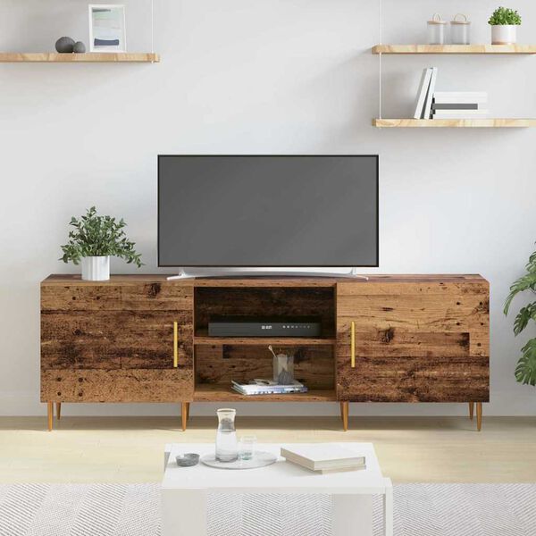vidaXL Gabinete para TV Madeira antiga 150 x 30 x 50 cm