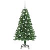 vidaXL &Aacute;rvore de Natal Artificial Verde 150 cm PVC, A&ccedil;o e Pl&aacute;stico