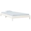 vidaXL Cama empilh&aacute;vel 80x200 cm madeira de pinho maci&ccedil;a branco