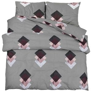 vidaXL Conjunto de capa de edred&atilde;o 140x200 cm algod&atilde;o multicor