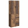 vidaXL Conjunto de Gabinete 2 unid. Madeira antiga