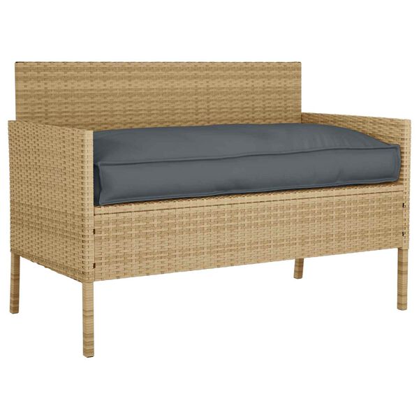 vidaXL Almofada Antracite 120 x 60 x 12 cm Tecido Oxford