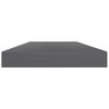 vidaXL Prateleiras para estante 8 pcs 40x10x1,5cm contraplacado cinza