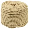 vidaXL Corda de Barco 8 mm 250 m Natural