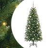 vidaXL &Aacute;rvore de Natal Artificial com 150 LEDs Verde 150 cm PE e PVC