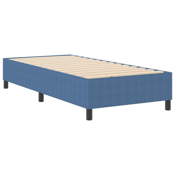 vidaXL Estrado de cama plataforma Azul 90 x 200 cm