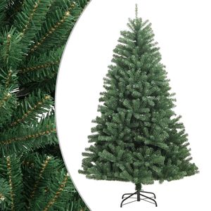 vidaXL &Aacute;rvore de Natal artificial articulada com suporte 210 cm verde