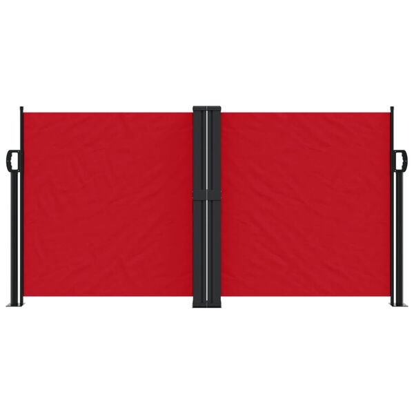 vidaXL Toldo lateral retr&aacute;til 120x600 cm vermelho