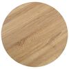 vidaXL Mesa bistr&ocirc; 50 cm MDF castanho-claro