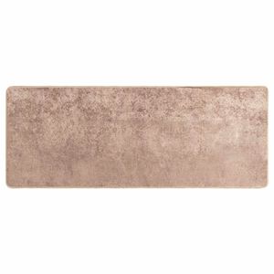 vidaXL Passadeira MARSA Areia 80 x 200 cm Poli&eacute;ster e PVC