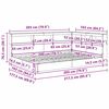 vidaXL Cama com Estante com cabeceira Carvalho sonoma 160 x 200 cm